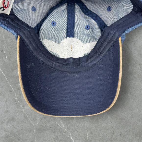 Vintage Jeff Gordon Suede & Denim Adjustable Nascar Racing #24 Hat - Picture 6 of 8